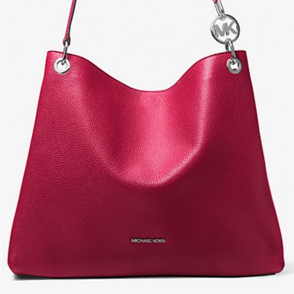 Michael Kors Pink Pebbled Leather Shoulder Bag